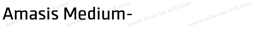 Amasis Medium字体转换
